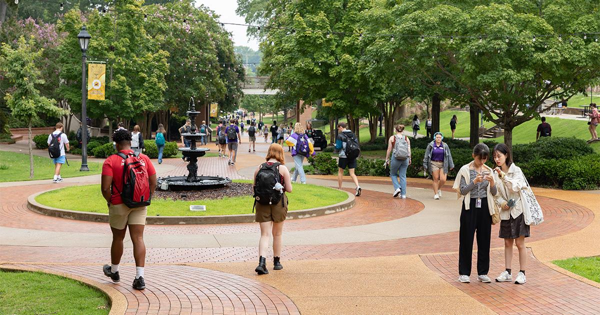 Enrollment at the University of North Alabama has topped 10,000 for the first time in institutional history, with gains across all student types.